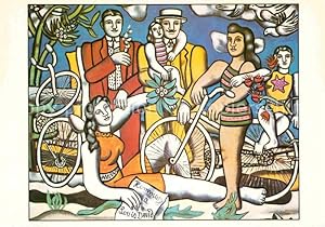 Bild des Verkäufers für Postkarte Carte Postale Künstlerkarte Fernand Leger Die Rast Huldigung an David 1948-49 Pariser Schule zum Verkauf von Versandhandel Boeger