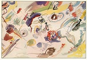 Bild des Verkufers fr Postkarte Carte Postale Knstlerkarte Wassily Kandinsky Das erste abstrakte Aquarell 1910 zum Verkauf von Versandhandel Boeger