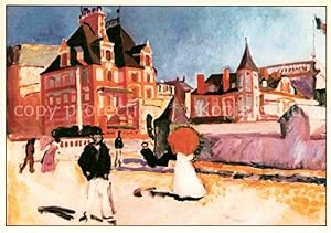 Bild des Verkufers fr Postkarte Carte Postale Knstlerkarte Raoul Dufy Trouville 1906/07 Fauvismus zum Verkauf von Versandhandel Boeger