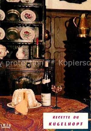 Seller image for Postkarte Carte Postale Lebensmittel Kugelhopf Recette Alsace for sale by Versandhandel Boeger