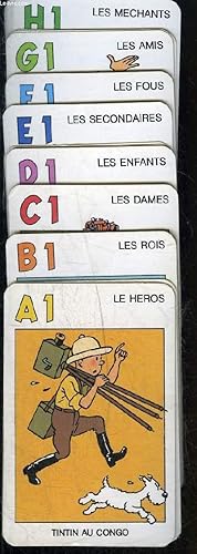 Bild des Verkufers fr Set de cartes  jouer les 7 familles : Tintin zum Verkauf von Le-Livre