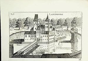 LAXENBURG / SCHLOSS LAXENBURG aus: Vischer, Georg Matthäus: Topographia Austriae Inferioris. Abge...