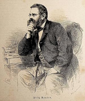 Bild des Verkufers fr REUTER, Fritz Reuter (1810-1874), niederdeutscher Schriftsteller zum Verkauf von ANTIQUARIAT.WIEN Fine Books & Prints
