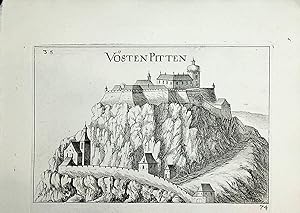 PITTEN / Vösten Pitten / SCHLOSS PITTEN aus: Vischer, Georg Matthäus: Topographia Austriae Inferi...