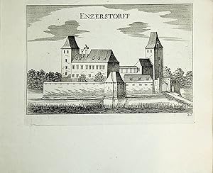 ENZERSDORF AN DER FISCHA / Enzerstorff / SCHLOSS ENZERSDORF aus: Vischer, Georg Matthäus: Topogra...