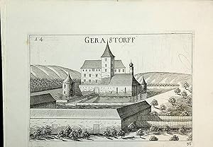 ST. EGYDEN AM STEINFELD, GERASDORF AM STEINFELD / Gerastorff / SCHLOSS GERASDORF aus: Vischer, Ge...