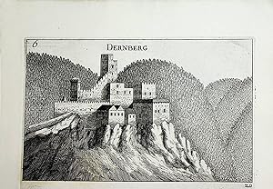 SCHEIBLINGKIRCHEN-THERNBERG / Dernberg / BURG THERNBERG heute Ruine aus: Vischer, Georg Matthäus:...