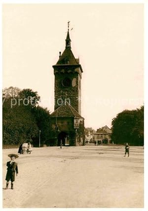 Bild des Verkufers fr Postkarte Carte Postale Basel BS St Johannstor 1908 aus Postkartenbuch "Basel in alten Ansichten" Repro zum Verkauf von Versandhandel Boeger