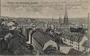 Postkarte Carte Postale Barmen Wuppertal Panorama vom Hohenstein gesehen