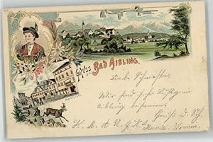 Postkarte Carte Postale Bad Aibling Marktplatz x 1900