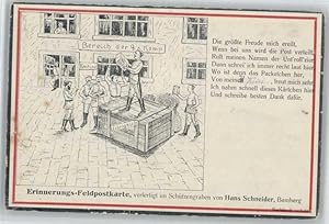 Postkarte Carte Postale Bamberg Feldpost x 1916