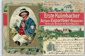 Postkarte Carte Postale Kulmbach Brauerei x