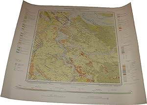 Bild des Verkufers fr Geologische bersichtskarte - Blatt Bernburg, zum Verkauf von Versandantiquariat Hbald