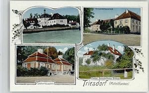 Postkarte Carte Postale Triesdorf Bahnhof o 1920