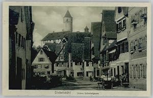 Postkarte Carte Postale Dinkelsbühl Schmiedgasse *