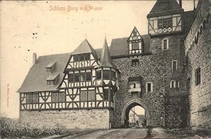 Postkarte Carte Postale Burg Wupper Schloss Burg