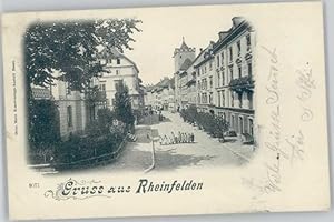 Postkarte Carte Postale Rheinfelden AG Strasse x