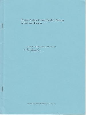 Bild des Verkufers fr Doctor Arthur Conan Doyle's Patients in Fact and Fiction [SIGNED] zum Verkauf von Monroe Bridge Books, MABA Member