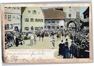 Postkarte Carte Postale Dinkelsbühl Kinderzeche Festspiel x