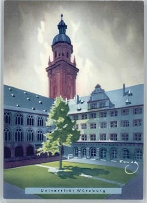 Postkarte Carte Postale Würzburg Universität *