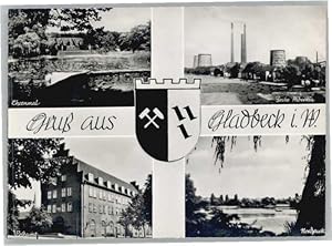 Postkarte Carte Postale Gladbeck Zeche Hibernia Ehrenmal *