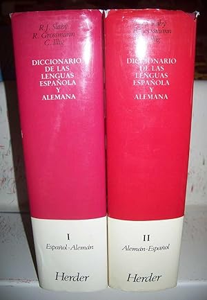 Diccionario de Las Lenguas Espanola y Alemana (2 books): Tomo I-Espanol-Aleman; Tomo II-Aleman-Es...