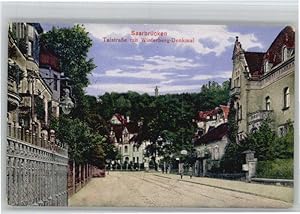 Postkarte Carte Postale Saarbrücken Talstrasse Winterberg-Denkmal x