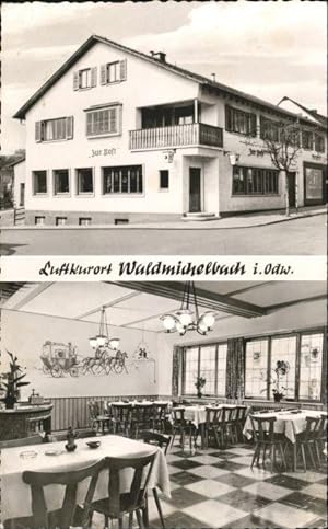 Postkarte Carte Postale 40037128 Wald-Michelbach Wald-Michelbach Gasthaus Zur Post x Wald-Michelbach