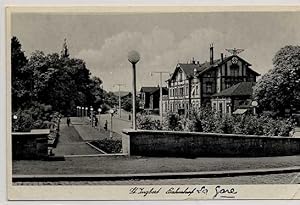 Postkarte Carte Postale 40062477 St Ingbert St. Ingbert Bahnhof ca. 1940 Sankt Ingbert