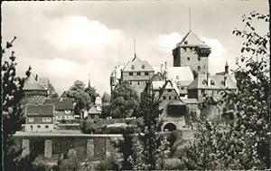 Postkarte Carte Postale 70080238 Burg Wupper Burg Wupper Schloss o 1957 Burg