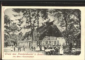 Postkarte Carte Postale 40152398 Frankenbostel Niedersachsen Gastwirtschaft Elsdorf