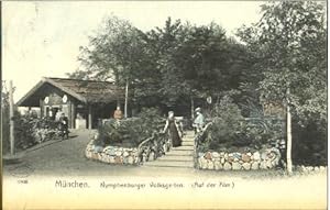 Postkarte Carte Postale 40145635 Muenchen Muenchen Nymphenburger Volksgarten x 1907 Muenchen