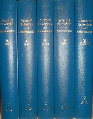 ZAA: Zeitschrift für Anglistik und Amerikanistik (KONVOLUT aus 5 Jahrgängen) - Jg. 46 (1998) - 50...