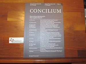 Bild des Verkufers fr Concilium. Heft 8/9, 13. Jahrgang. 1981. Internationale Zeitschrift fr Theologie : Das revidierte Kirchenrecht: Eine zum Verkauf von Antiquariat im Kaiserviertel | Wimbauer Buchversand