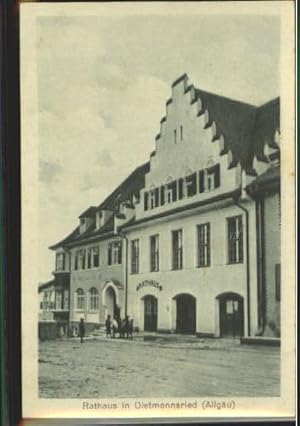 Postkarte Carte Postale 40272384 Dietmannsried Dietmannsried Rathaus Feldpost x 1917 Dietmannsried