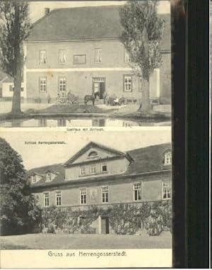 Postkarte Carte Postale 40269653 Herrengosserstedt Herrengosserstedt Gasthaus Schloss x 1910 Herr...