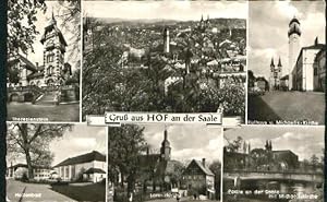 Postkarte Carte Postale 40368157 Hof Saale Hof a. d. Saale 1965 Hof