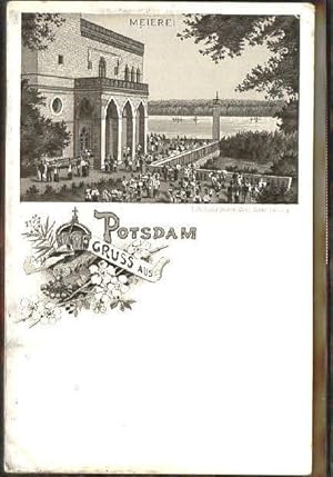Postkarte Carte Postale 40362312 Potsdam Potsdam Meierei ca. 1905 Potsdam