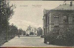 Postkarte Carte Postale 40373845 Sommerfeld Lubsko Schule Villa Hecht x 1912 Sommerfeld Lubsko
