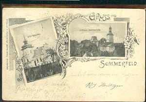Postkarte Carte Postale 40373852 Sommerfeld Lubsko Schloss Villa Schlueter x 1899 Sommerfeld Lubsko