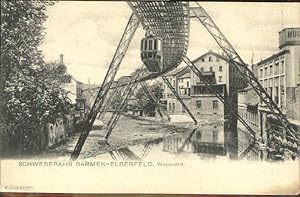 Postkarte Carte Postale 40379387 Wuppertal Wuppertal Schwebebahn Elberfeld Barmen ungelaufen ca. ...