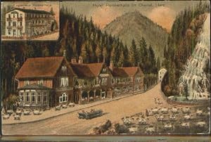 Postkarte Carte Postale 40394244 Okertal Okertal Hotel Logierhaus Romkerhalle x 1918 Goslar