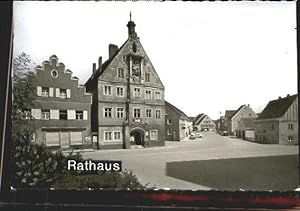 Postkarte Carte Postale 40410654 Geisenfeld Geisenfeld Rathaus o 1966 Geisenfeld