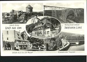 Postkarte Carte Postale 40413777 Burg Wupper Burg Wupper Schloss Bruecke Talsperre x 1955 Burg