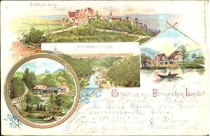 Postkarte Carte Postale 40416977 Schloss Burg Schloss Burg Bruecke x 1899 Solingen