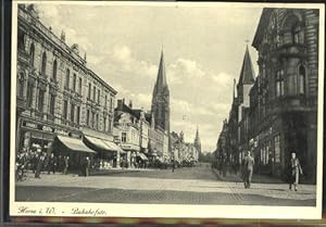 Postkarte Carte Postale 40446580 Herne Westfalen Herne i. W. Bahnhofstrasse x 1940 Herne