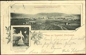 Postkarte Carte Postale 40466892 Rugendorf Rugendorf Oberfranken Denkmal x 1905 Rugendorf