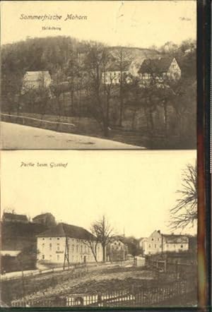 1971 Postkarte Schmalspurdampflokomotiven 99 1553 und 99 1648 in Mohorn 