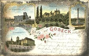 Postkarte Carte Postale 40481063 Goseck Goseck Schloss Denkmal x 1899 Goseck