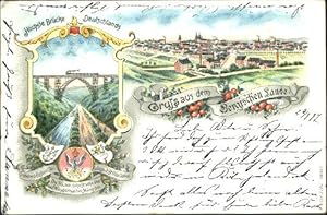 Postkarte Carte Postale 40493933 Muengsten Muengsten Bruecke x 1897 Remscheid